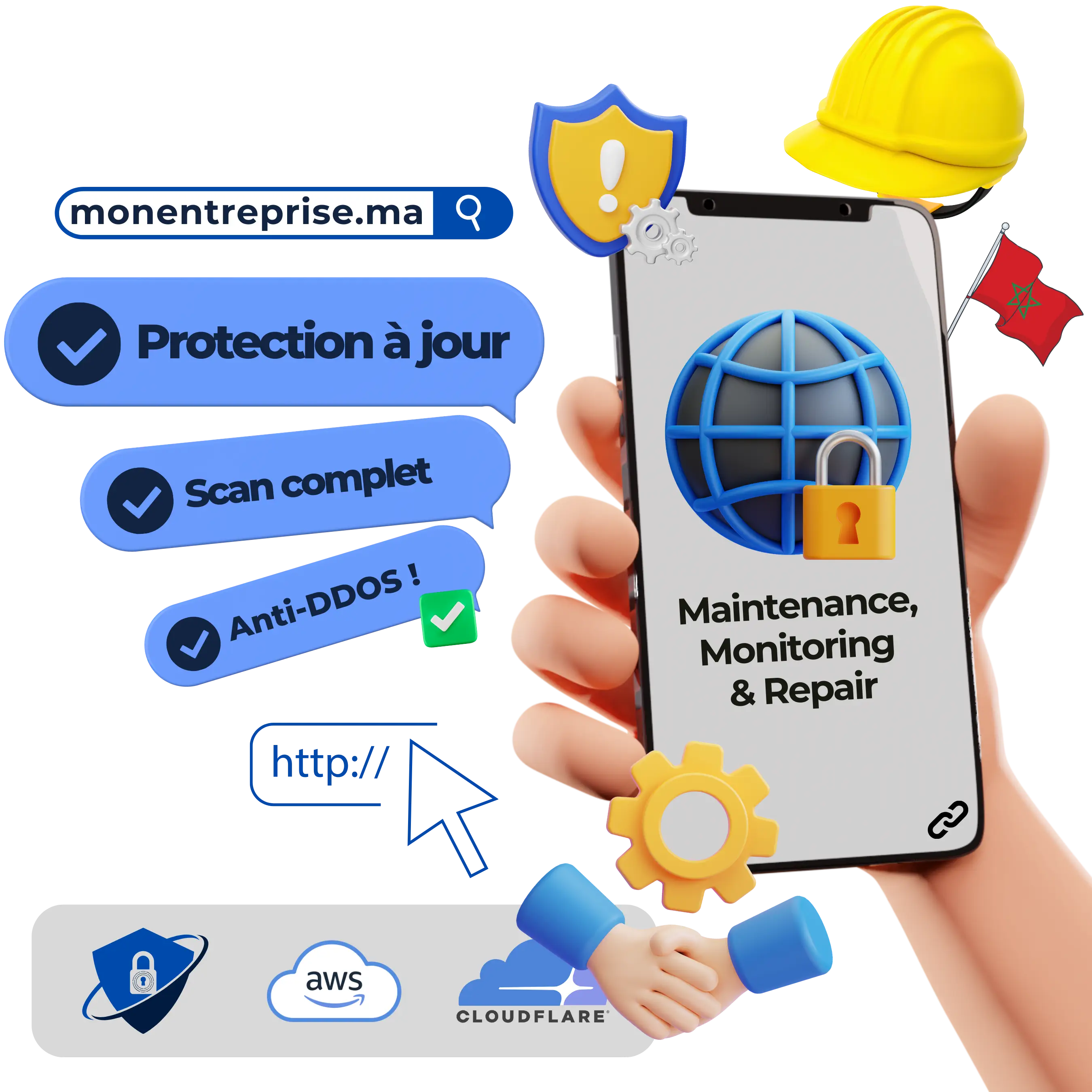 Service de maintenance web au Maroc - Sitepro