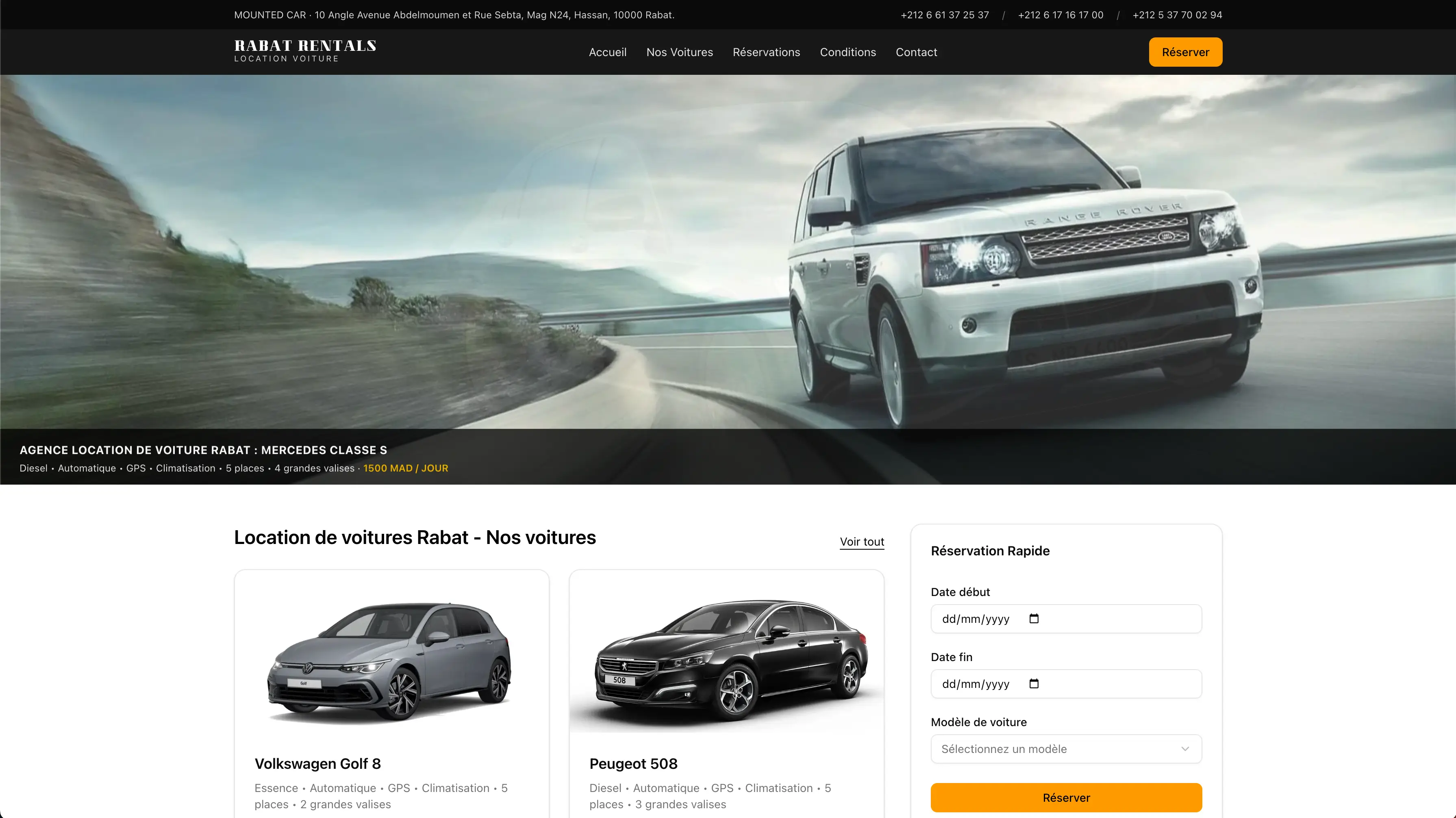 Projet: Rabat Rental