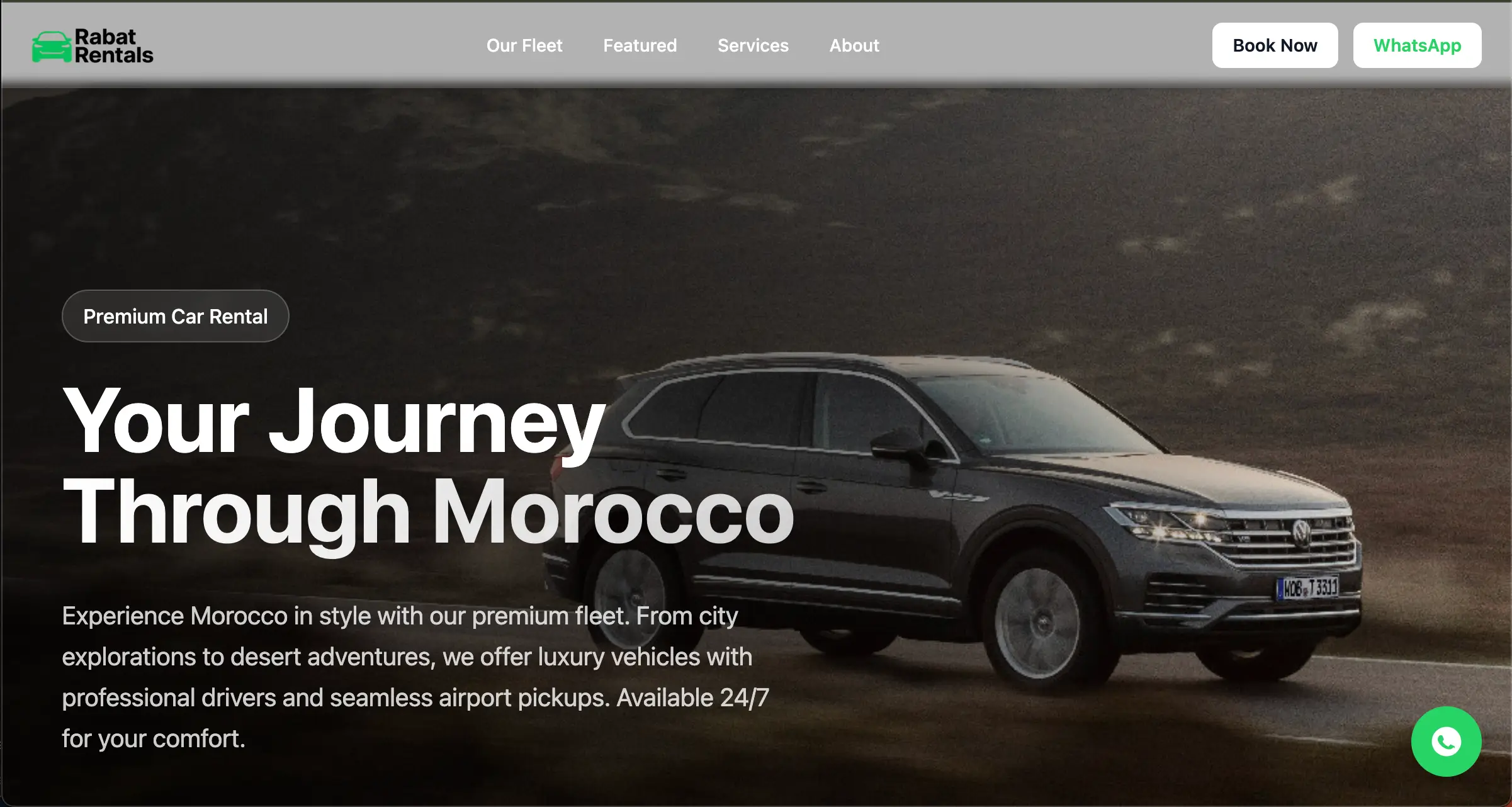 Projet: Rabat Rentals